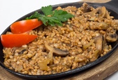 Плов с грибами